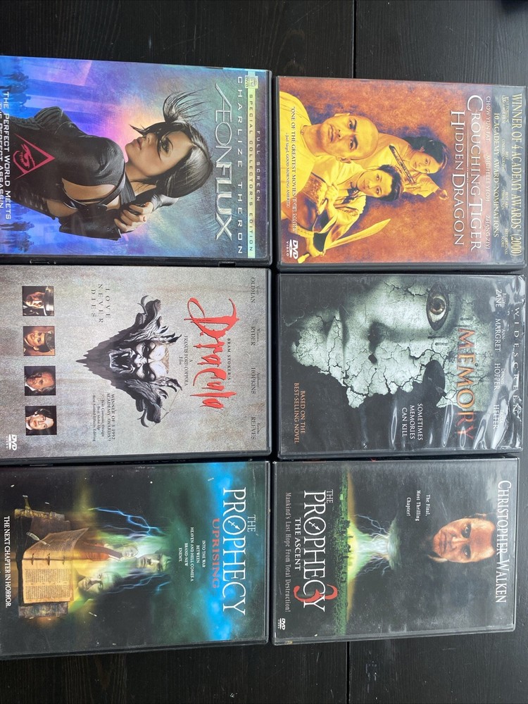 Films lot 6 pieces