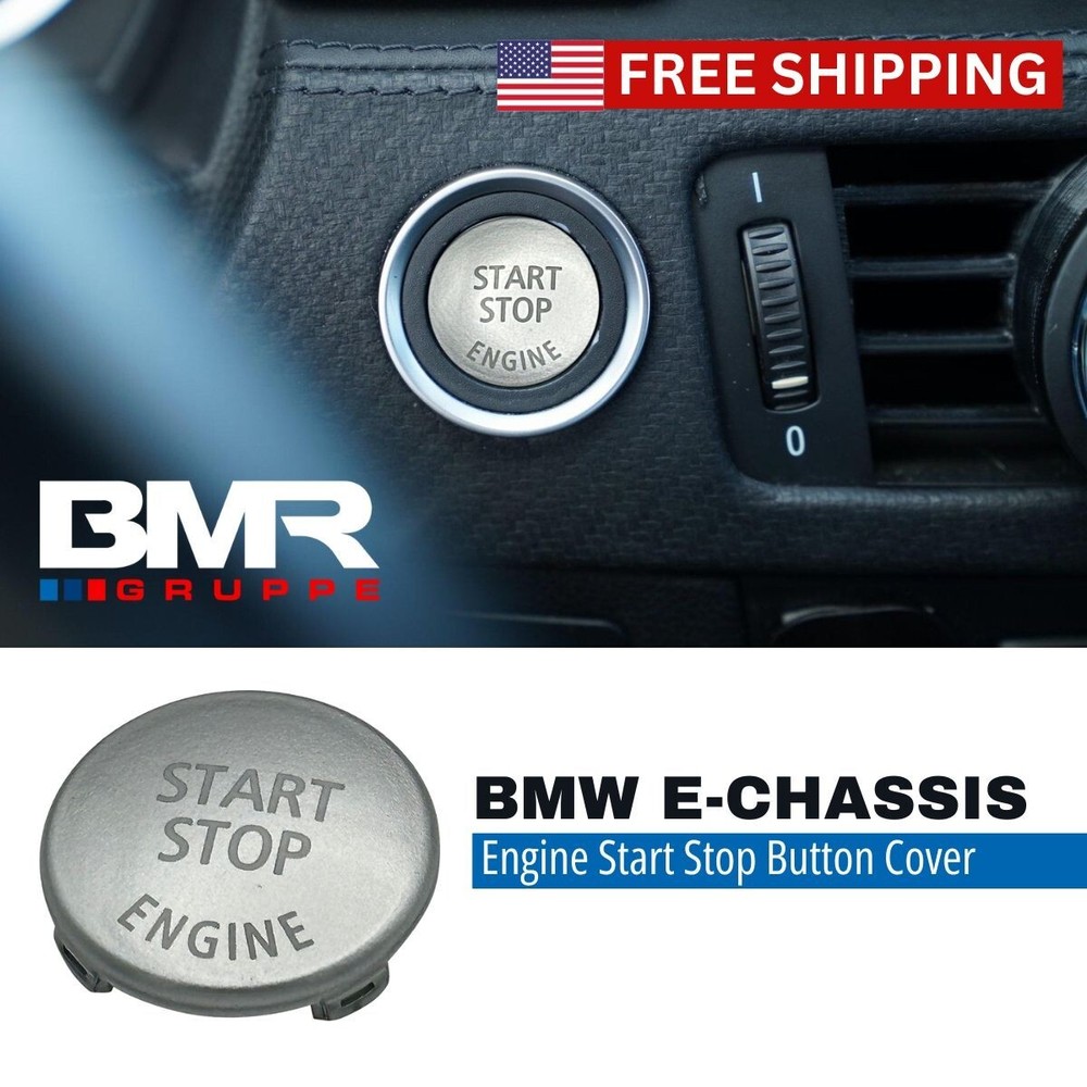 BMW Engine Start Stop Button (SILVER) E90 E92 E60 E82 E83 E70 E71 E89 1 3 5 6 X3