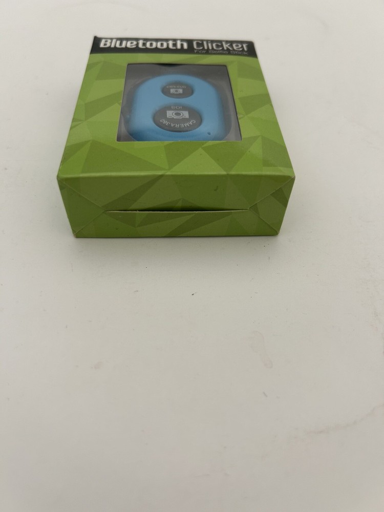 Selfie Wireless White Shutter Button for Apple and Android Devices 30ft