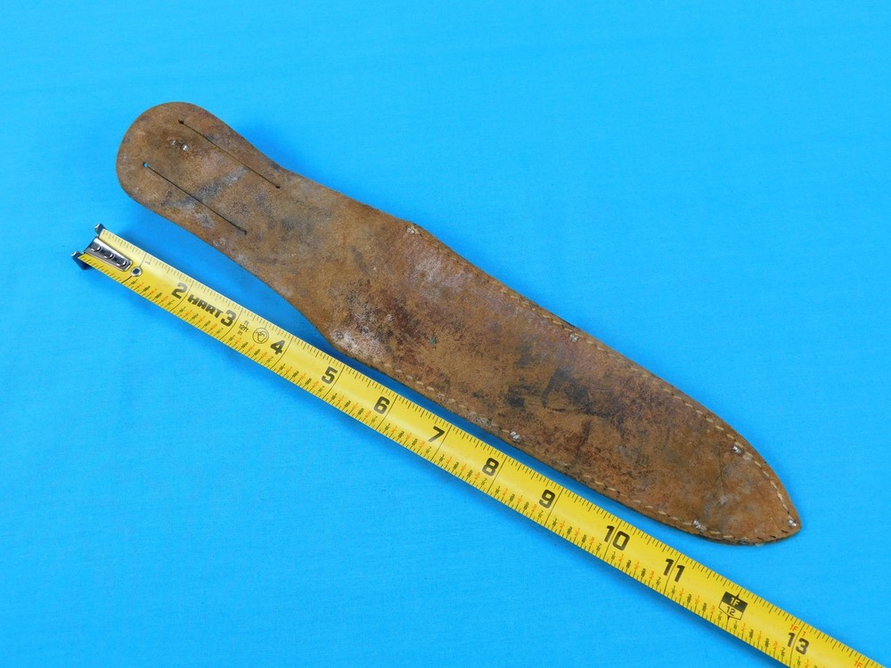 US WW2 Fighting Knife Leather Sheath Scabbard