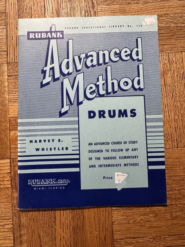 Rubank Advanced Method - Drums - Great Condition
