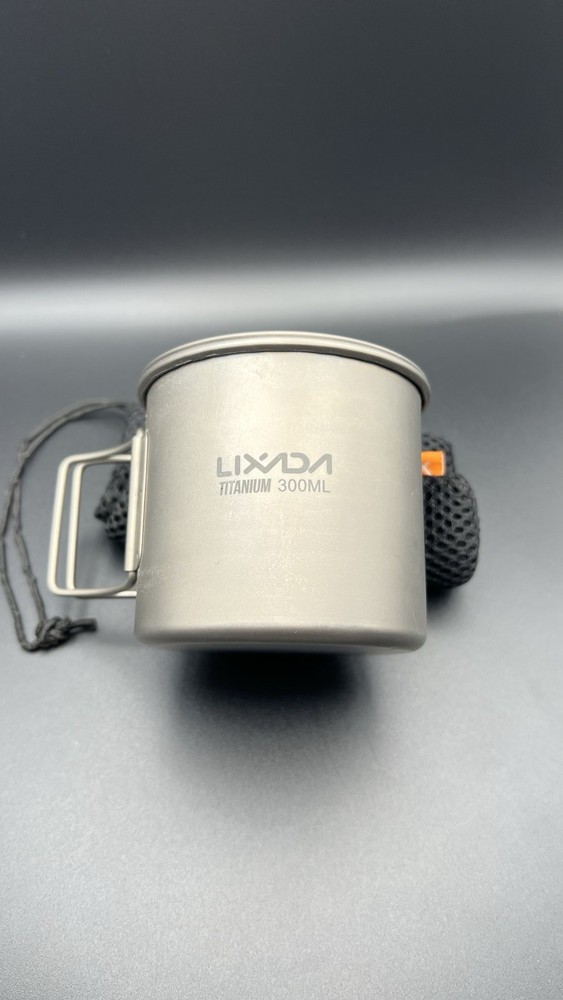 Lixada Titanium Pot, Lightweight Camping Pot Titanium Cup Titanium Backpackin...