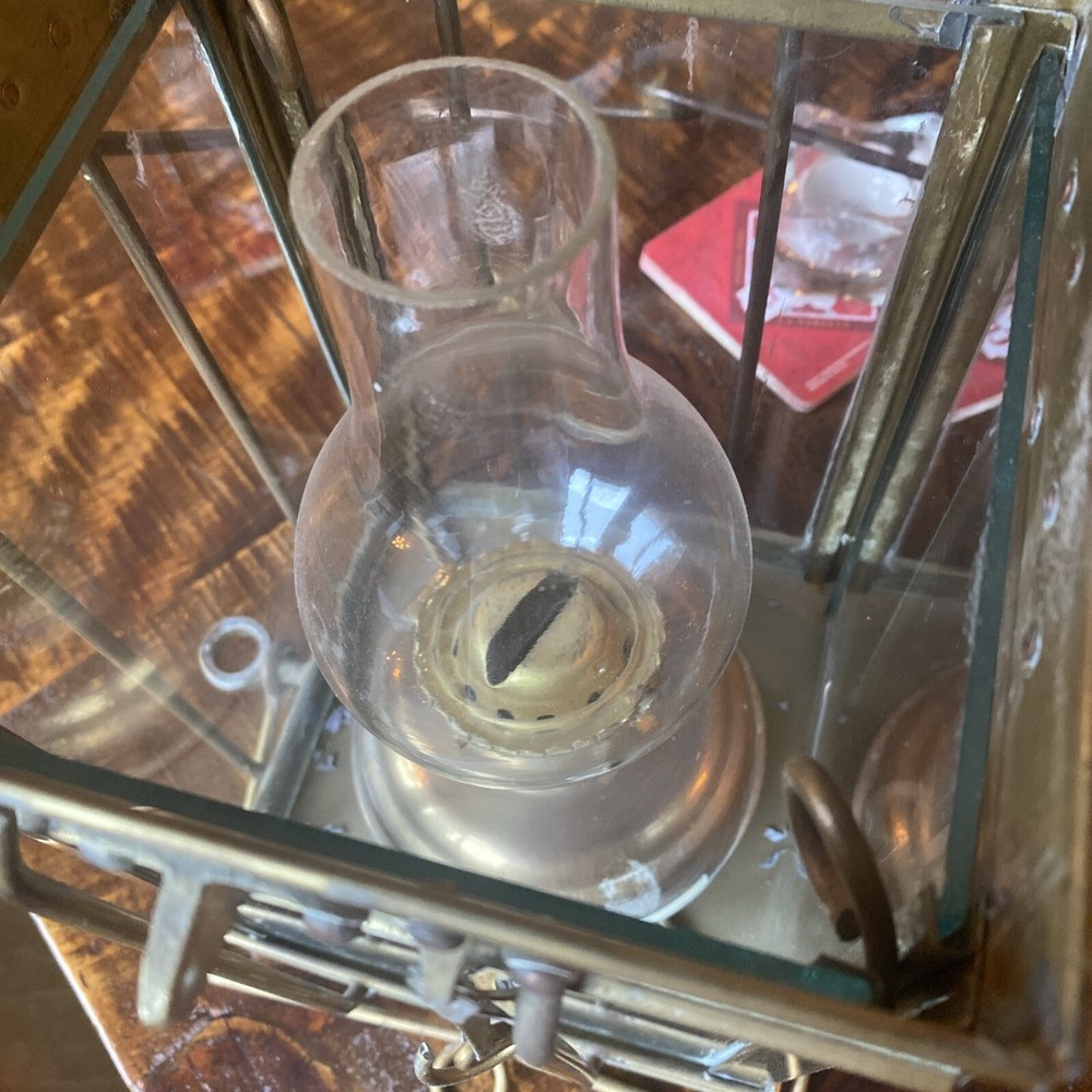 Large Brass Ships Lantern