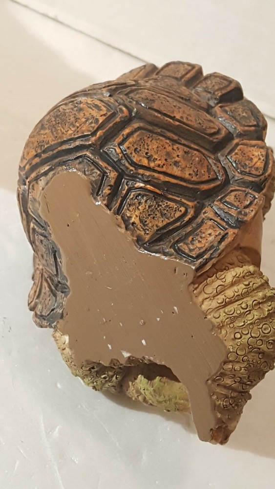 Adorable Derpy Resin Turtle Figurine