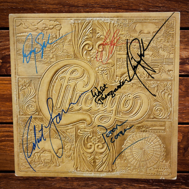 Chicago signed lp***7***6 members