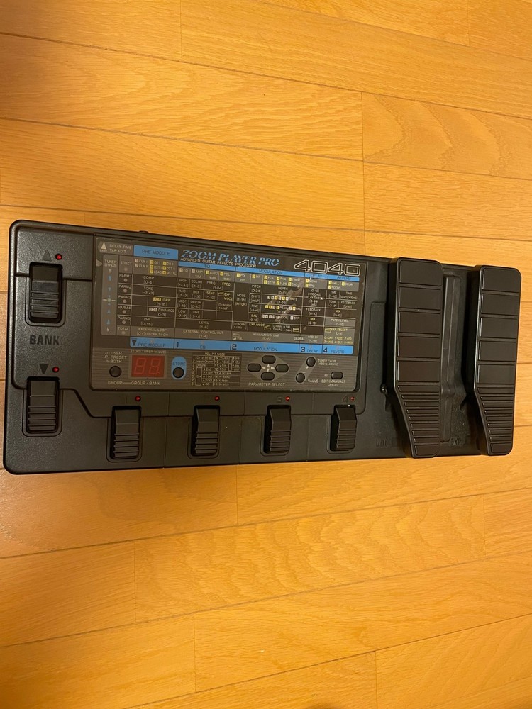 ZOOM Player Pro 4040 Guitar Multi Effect Pedal japan