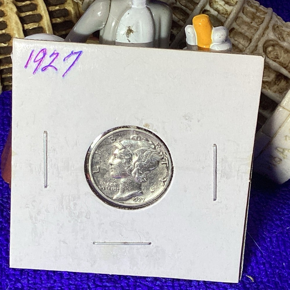 1927 MERCURY DIME EF