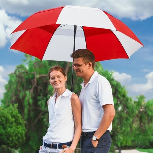 The Vented Tornado 64" Large Oversize Windproof Automatic Open Golf Royal Blue