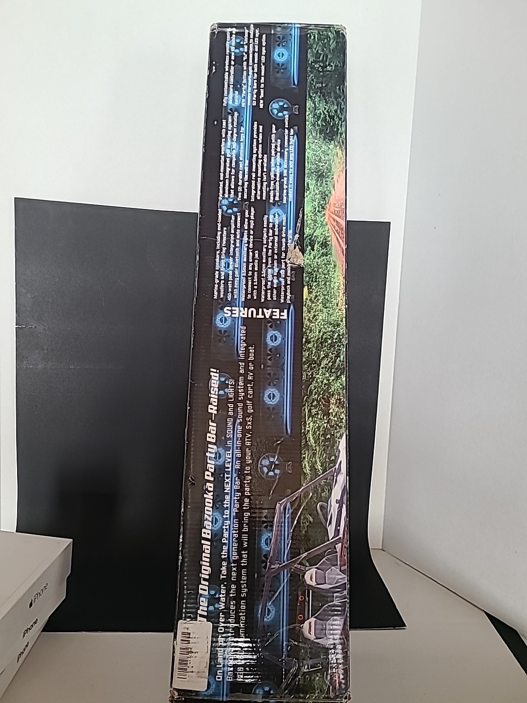 Bazooka Bluetooth Party Bar G3 with Single-Sided RGB Illumination 24" Black