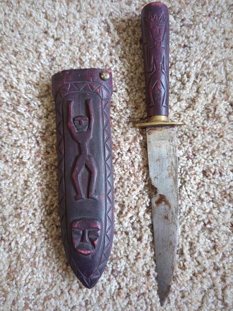WW 2 Asian Souvenir Knife And Sheath