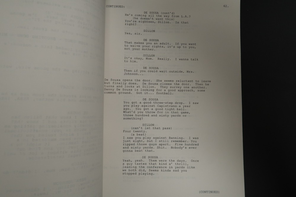 Dead Above Ground Screenplay Original TV Script Stephen J. Cannell Studios 2000