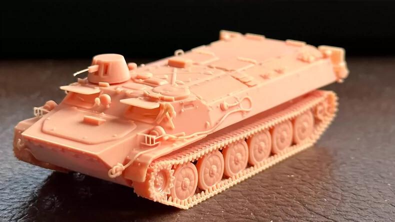 3D Printed 1/72/87/144 Soviet MT-LB Armored Vehicle Basic Unpainted Model Kit