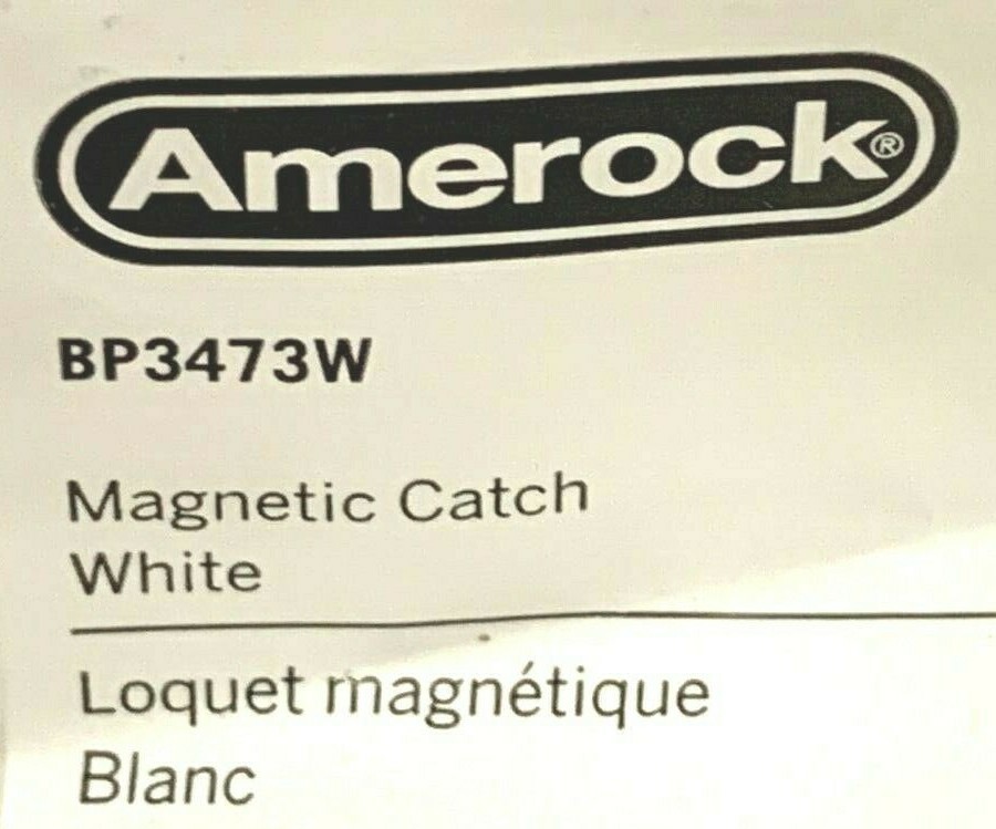 Amerock BP3473W Magnetic Catch - White