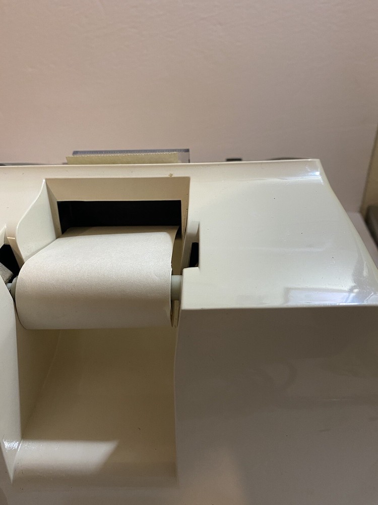 Vintage Hallmark Adding Machine Model AM-893 and Cover Tested