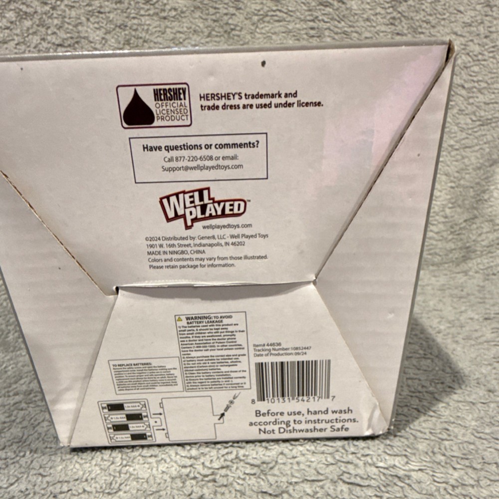 Hershey's Milkshake Maker Battery Operated Brown Plastic Model 44836