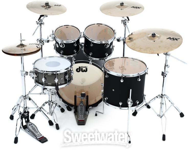 DW Design Series 4-piece Shell Pack - Satin Black