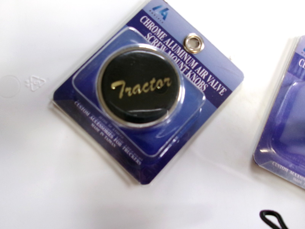 Pacific chrome aluminum air valve screw-mount knobs 2 each