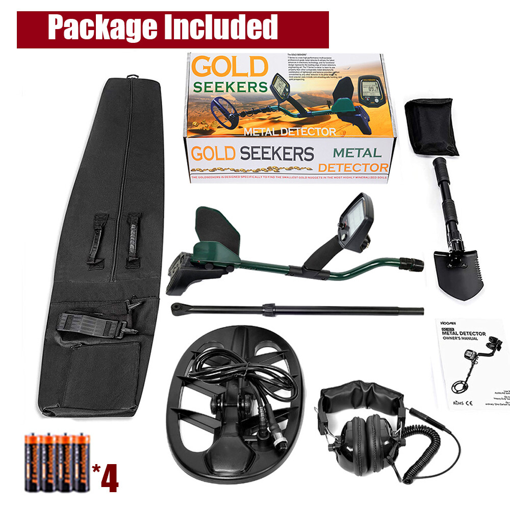 Metal Detector Pinpointer Coin Digger Kit Finder Detecting Machine Professional