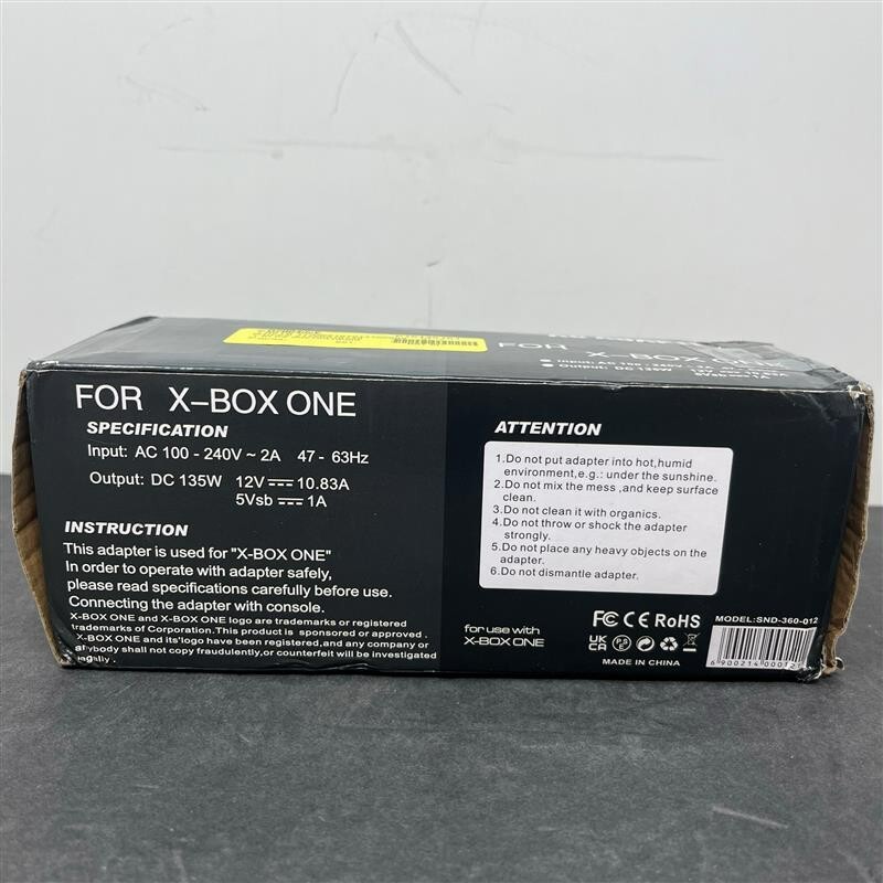 AC Adaptor for X-box One SND-360-012