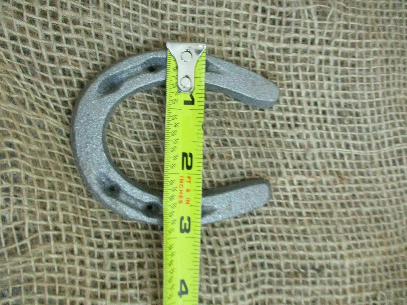 20 CAST IRON SMALL HORSESHOE 3" x 3 1/2" Horse Nick Nack LOT OF 20 Decoration