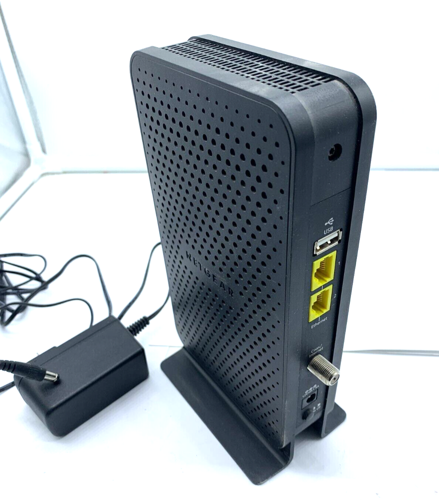 NETGEAR N300 Wifi Router Cable Modem Model C3000 - Tests Good