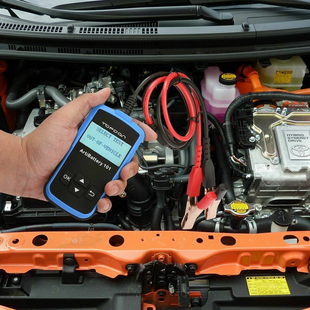 TOPDON AB101 Vehicle Battery Tester Battery Analyzer Supports Multiple Tests