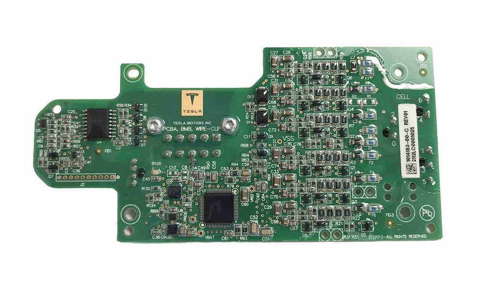 ✅ Tesla Model S or X BMS PCB Board, 1014183-00-C REV01
