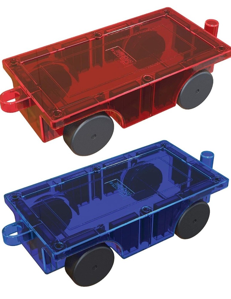 PicassoTiles 2 Piece Car Truck Construction Kit