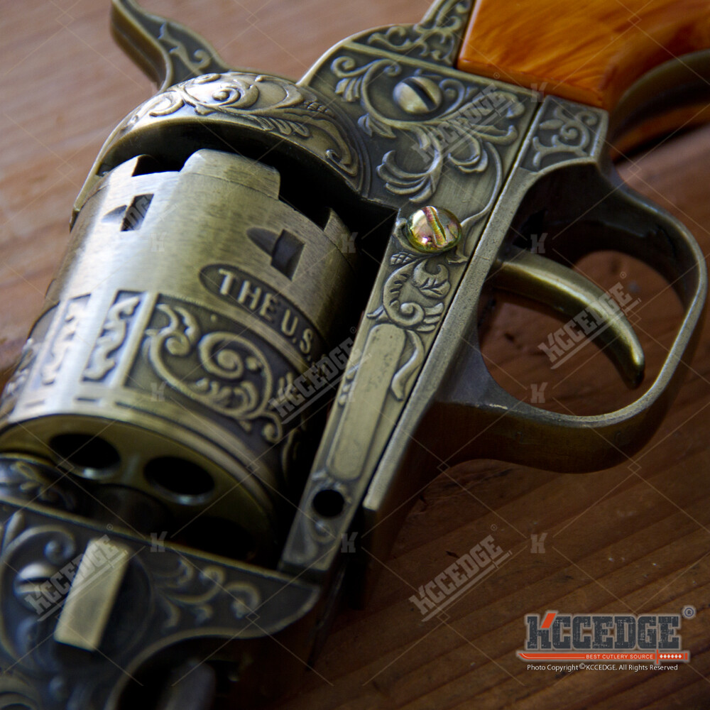 SuperNatural Western Cowboy Black Powder Outlaw Revolver Pistol Metal Replica