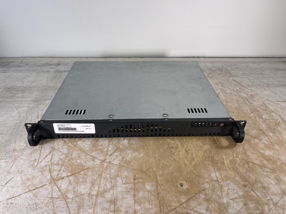 SUPERMICRO CSE-512 1U RACKMOUNT SERVER CHASSIS