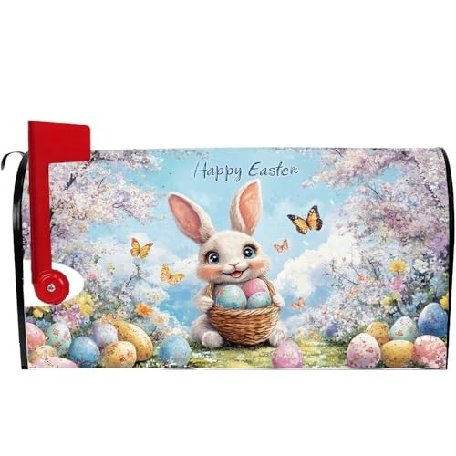Mailbox Covers Easter Mailbox Covers Magnetic Standard 21*18in Easter Day -15