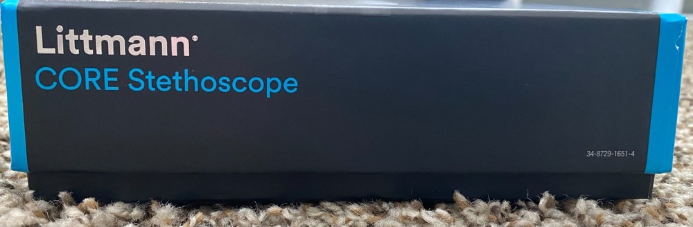 3M Littmann CORE Digital Stethoscope BLACK - minor use, open box.
