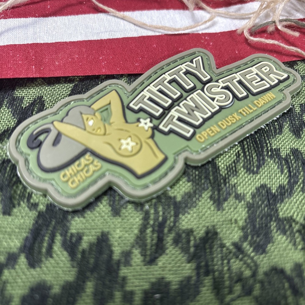 PvC 3D: Bar From Dusk Till Dawn Morale Tactical Hook & Loop Patch High Quality