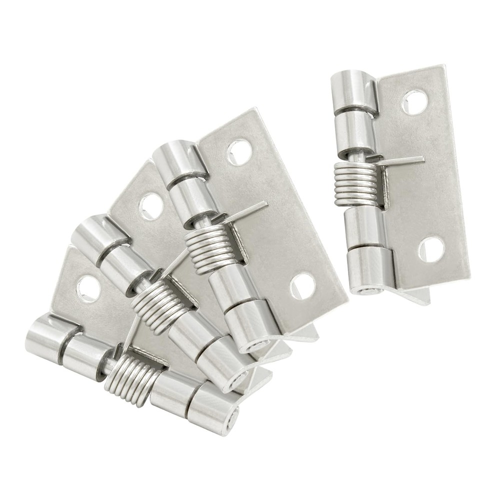 Hitefu 4PCS Spring Hinges, 1.5 Inch Small Self Opening Hinge