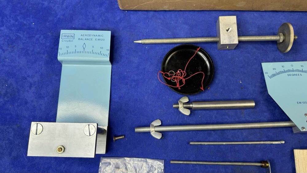 IRWIN Croydon Aerodynamic Balance EM120 Lab Apparatus Complete