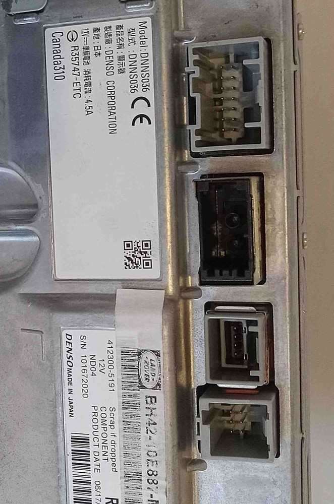 2011 RANGE ROVER CENTER DASH TOUCH SCREEN USED OEM