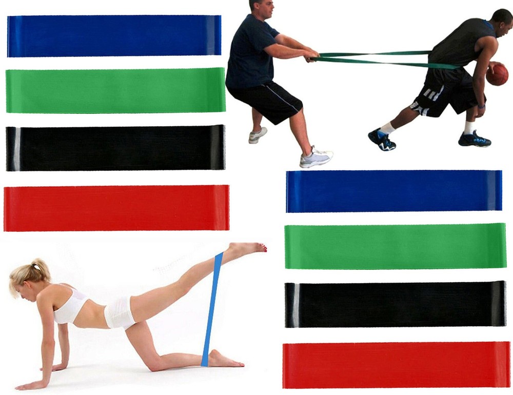 Resistance Loop Exercise Bands Set New Year Home Workout (8-Pack)