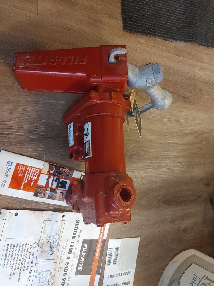 Fill-Rite 1200 Pump. 12Vdc