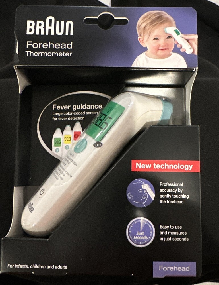 NEW Braun BFH125 Forehead Thermometer - White