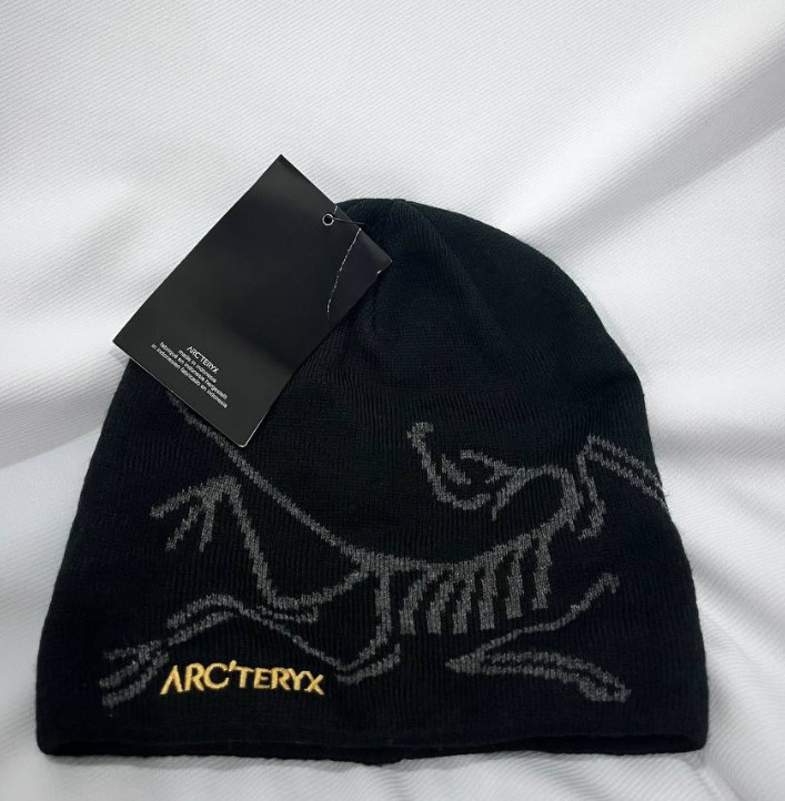 Arc'teryx Bird Head Toque Beanie Hat Black Winter Cap