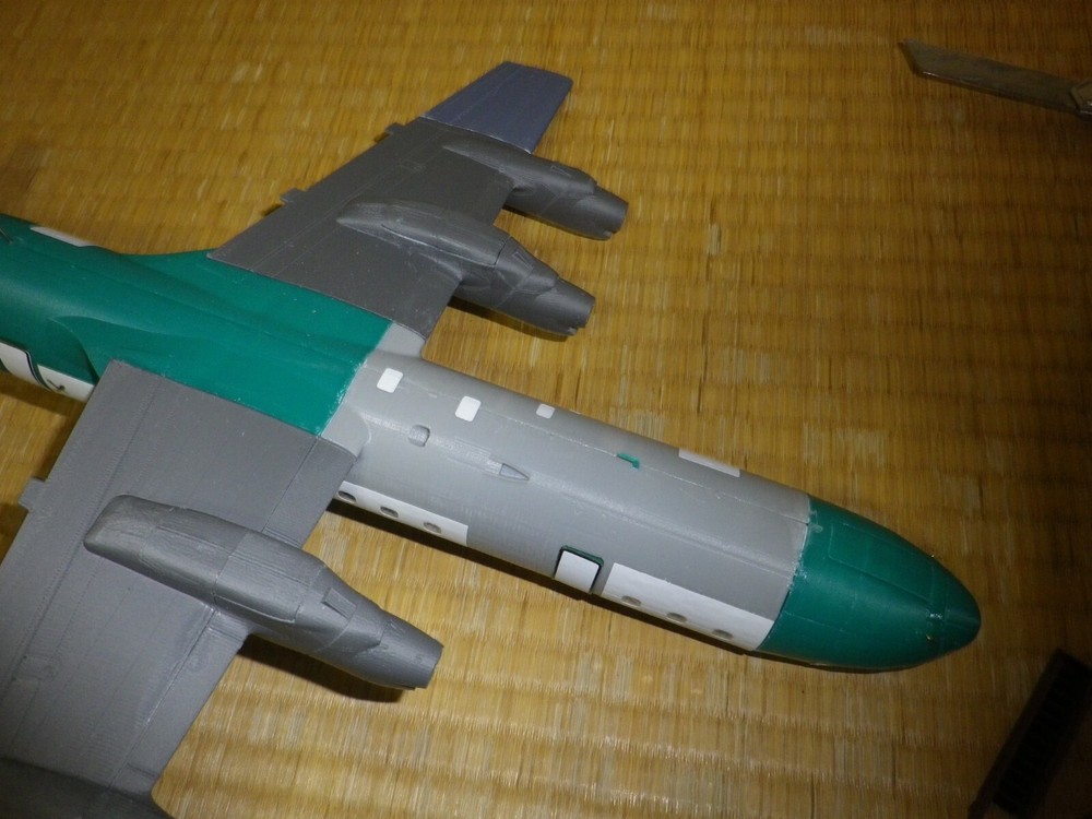 Lockheed L-188A Electra (3D fabricated 1/72 ABS kit)