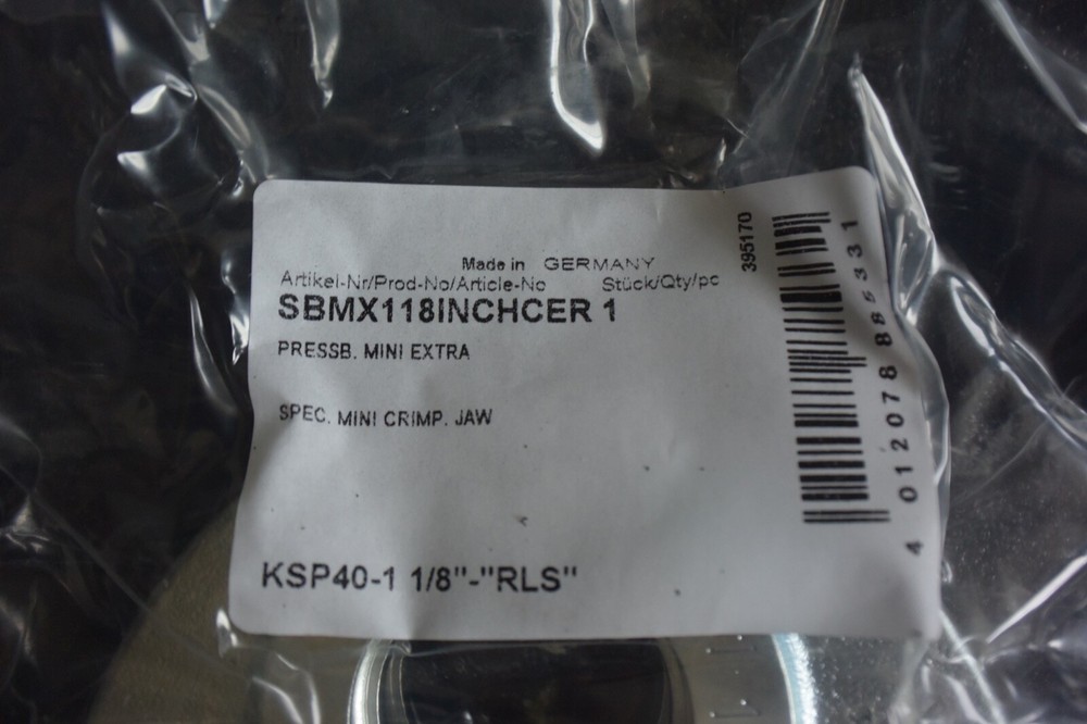 RLS Refrigerant Press Jaws 8 Jaws NEVER USED