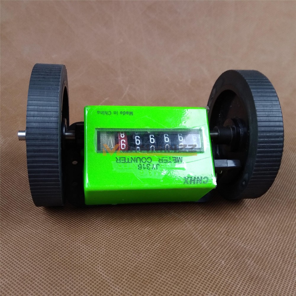 One JY316 6-Digit Mechanical Yard Counter Length Counter Rolling Wheel Decoder