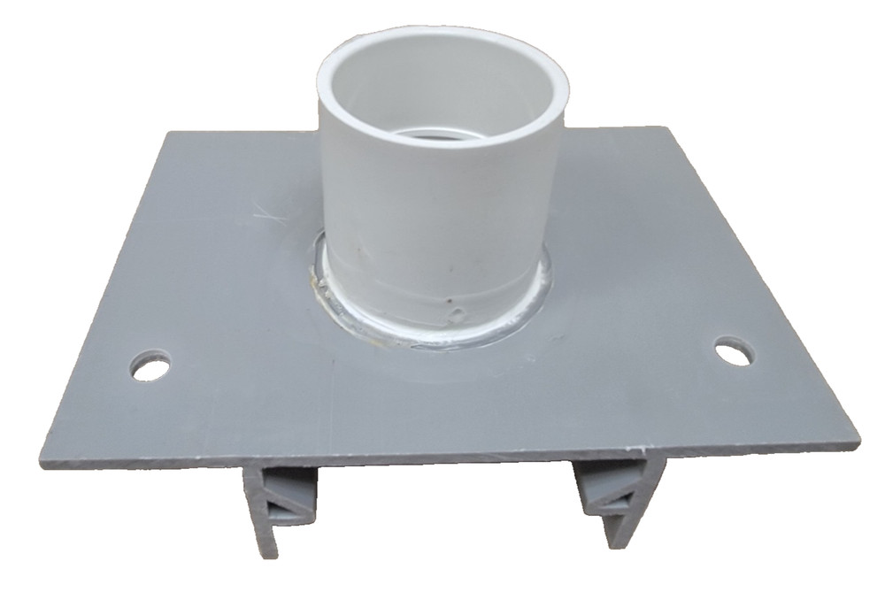 CAPSHURE-BO-02-02 2" Deep Deck Drain Bottom Outlet / Encap