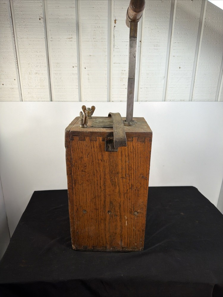 VINTAGE ATLAS #3 -50 BLASTING MACHINE DYNAMITE DETONATOR PLUNGER
