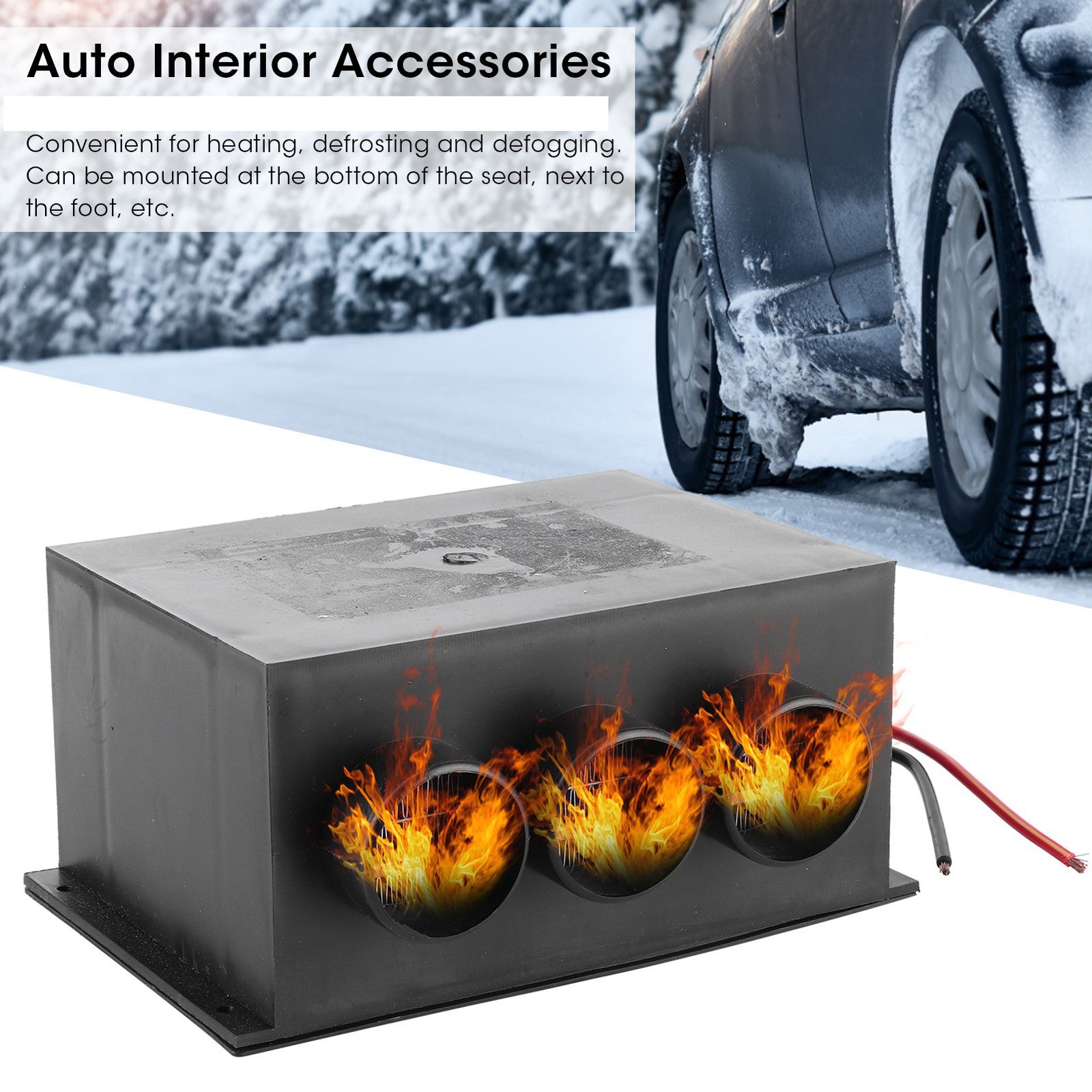 Portable 12V Car Heater For Winter Heating Defrosting Camping CTKY