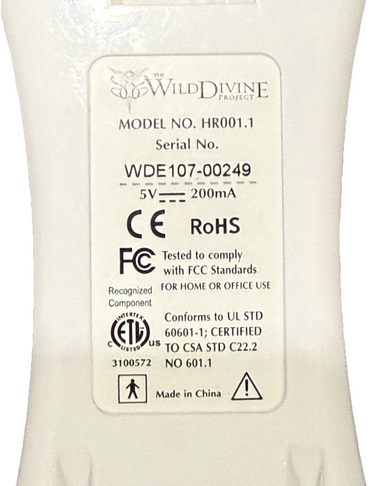 Wild Divine HR001.1 Iom Biofeedback Sensor - Excellent Condition