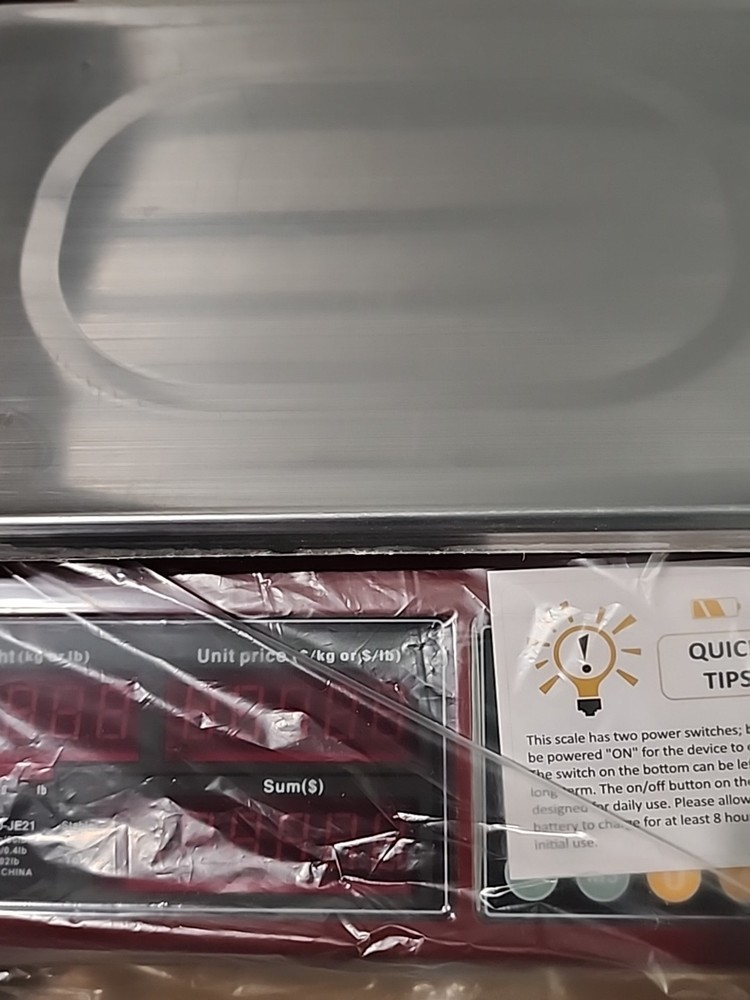 Bromech Price Computing Scale 66lb Digital Rechargeable Bcs-30-je21