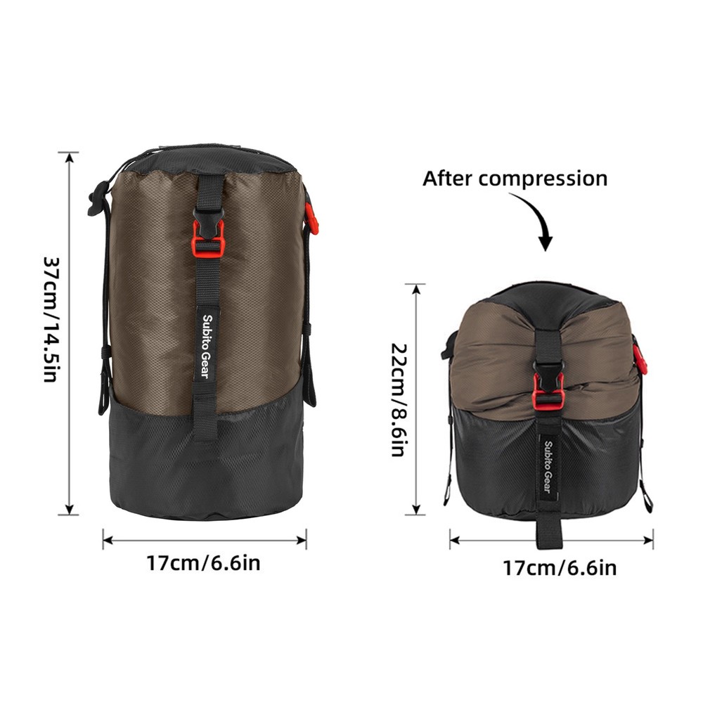Lightweight Compression Stuff Sack 5-8L Waterproof Polyester Compression Ba RBMC