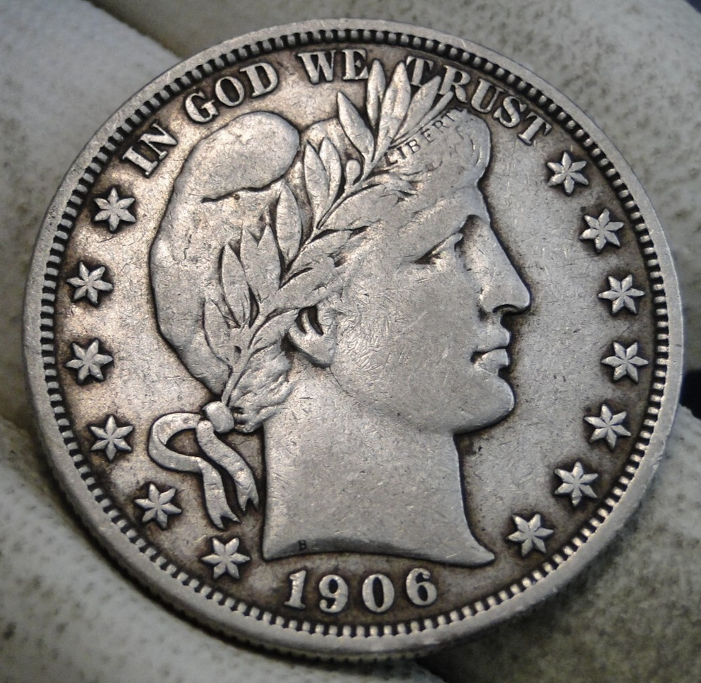 1906 Barber Half Dollar
